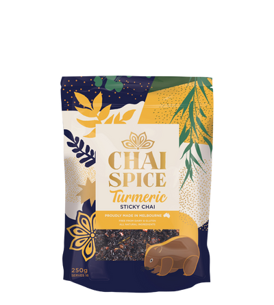 Sticky Turmeric chai spice 